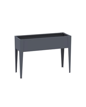 Westmann Vedura m metalen verhoogde plantenbak 30x100x80 cm grijs