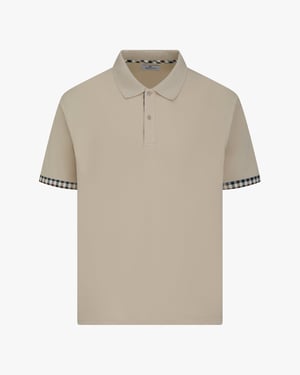 Polo Shirt in Tan