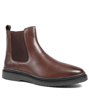 Jones Bootmaker Gregory Warm Lined Leather Chelsea Boots