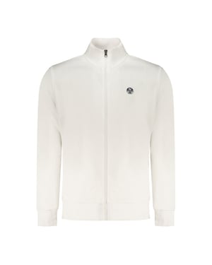 North Sails Witte Katoenen Heren Sweater