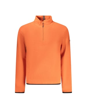 Noorwegen 1963 Arancione Polyester Heren Sweatshirt