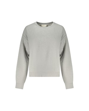 Calvin Klein Grigio Katoenen Dames Sweatshirt