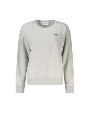 Pepe Jeans Grigio Katoenen Dames Sweatshirt