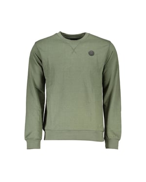 Gianmarco Venturi Verde Katoenen Heren Sweatshirt
