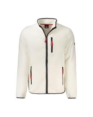 Noorwegen 1963 Witte Polyester Heren Sweatshirt