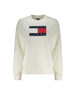 Tommy Hilfiger Bianco Katoenen Dames Sweatshirt