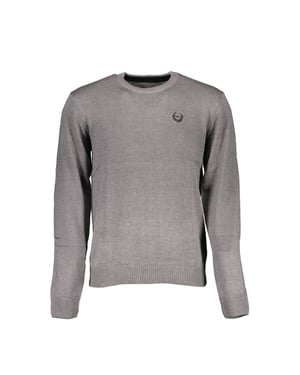Gianmarco Venturi Grigio Katoenen Heren Sweater