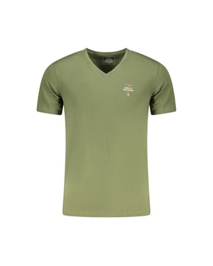Aeronautica Militare Groene Katoenen Heren T-Shirt