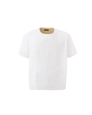 Emporio Armani Witte Katoenen T-Shirt