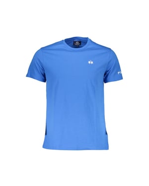 La Martina Blauw Katoenen Heren T-Shirt
