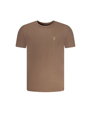 Aeronautica Militare Marrone Katoenen Heren T-Shirt