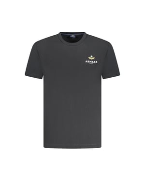 Armata Di Mare Zwarte Katoenen Heren T-Shirt