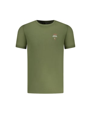 Aeronautica Militare Groene Katoenen Heren Onderhemd