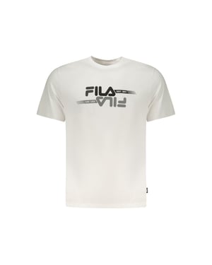 Fila Bianco Bomull T-shirt för män
