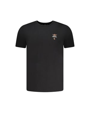 Aeronautica Militare Zwarte Katoenen T-Shirt voor Heren