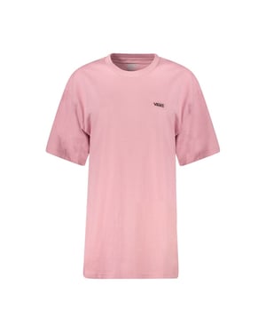 Vans Rosa Katoenen Dames T-Shirt