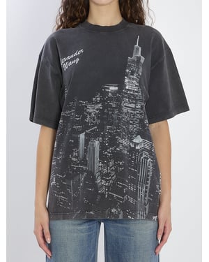 T-shirt med rhinstenar