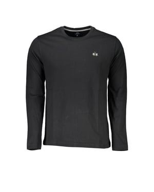 La Martina Zwarte Katoenen Heren T-shirt