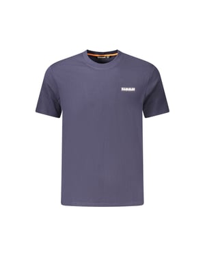 Napapijri Blue Cotton Men T-Shirt