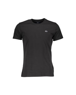 La Martina Zwart Katoenen T-Shirt voor Mannen