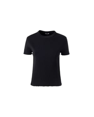 Tom Ford Zwarte Zijden T-Shirt