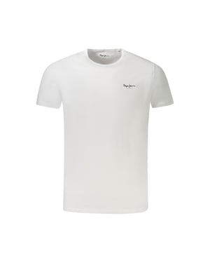 Pepe Jeans Bianco Katoenen Heren T-Shirt