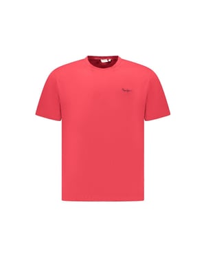 Pepe Jeans Rode Katoenen Heren T-shirt