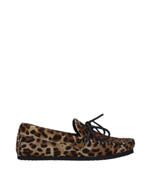 Isabel Marant Bruine Paardenhaar Instaploafers