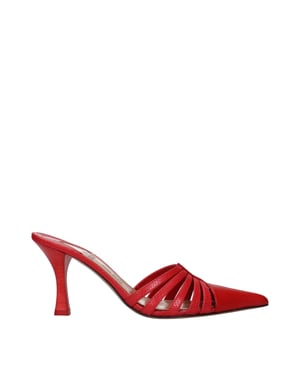 Paris Texas Röda Läder Stiletto Klack Sandaler