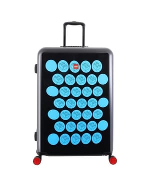 Lego 100L ColourBox Brick Dots Black/Blue Suitcase