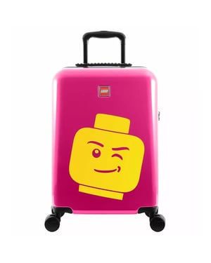 Lego 40L ColourBox Minifigure Head Pink Cabin Suitcase
