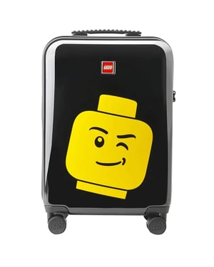 Lego 40L ColourBox Minifigure Head Black Cabin Suitcase