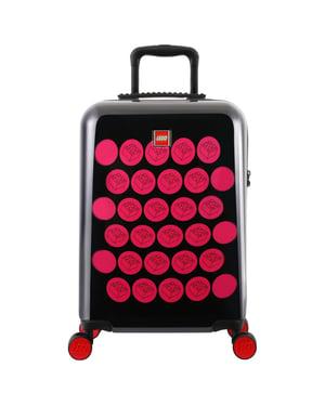 Lego 100L ColourBox Brick Dots Black/Pink Suitcase