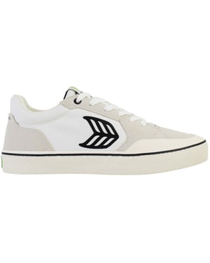 Cariuma Vallely Pro Unisex White Plimsolls