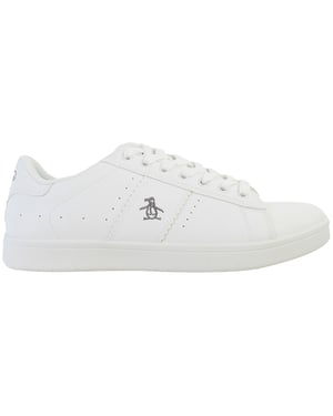 Penguin Steadman Mens White Trainers
