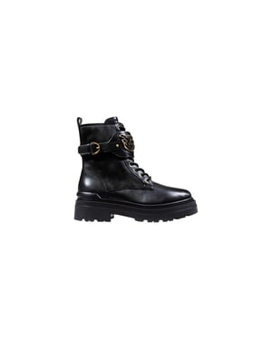 PINKO Svarta Läder Ankelboots