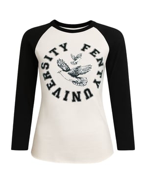 Puma x Rihanna Fenty Bay Raglan Womens Off White Top