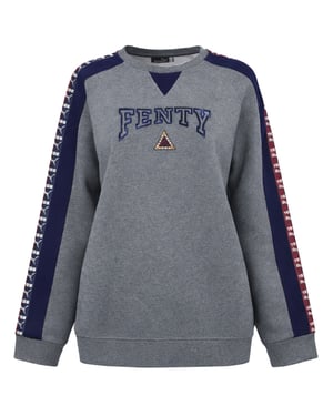 Puma x Rihanna Fenty Taping Womens Grey Sweater