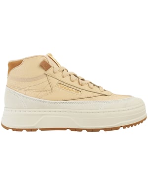 Reebok Club C Geo Mid Womens Pink Trainers