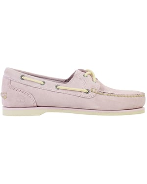 Timberland Classic Womens Pink Boat Shoes
