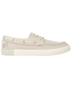 Timberland Newport Bay 2 Mens Beige Boat Shoes