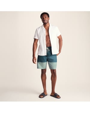 Bendon Mens Swimshorts - Deep Teal/Aegean Teal/Summer Sky