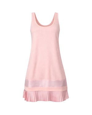 Puma x Rihanna Fenty Pleated Hem Womens Pink Tank Top