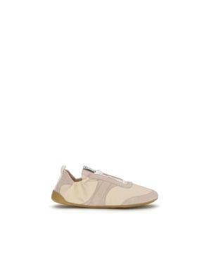 Chloé Beige Nylonsportskor