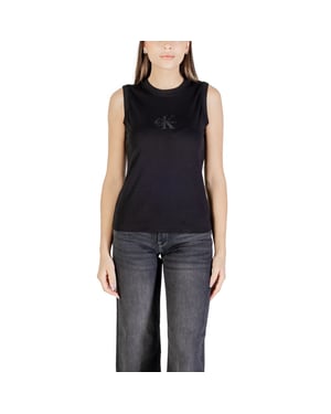 Calvin Klein Jeans Svart Bomull T-shirt
