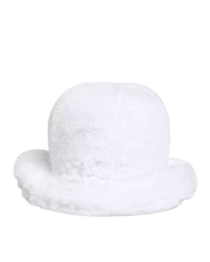 Dolce & Gabbana Witte Modacryl Vacht Bucket Muts Hoed