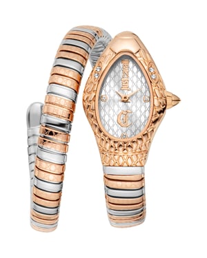 Just Cavalli Women's Snake 316L Stainless Steel Watch