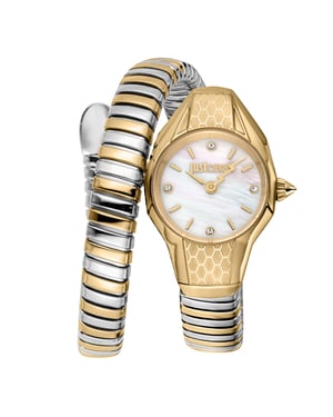 Just Cavalli Women's Snake 316L Stainless Steel Watch