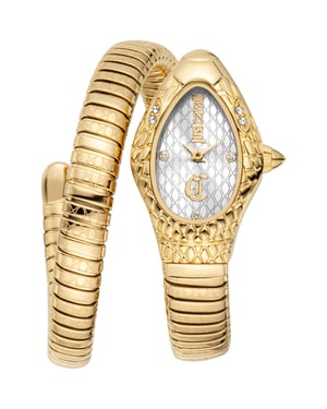 Just Cavalli Women's Snake 316L Stainless Steel Watch