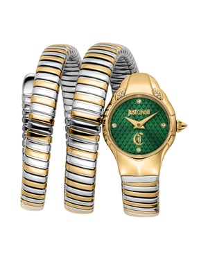 Just Cavalli Women's Snake 316L Stainless Steel Watch